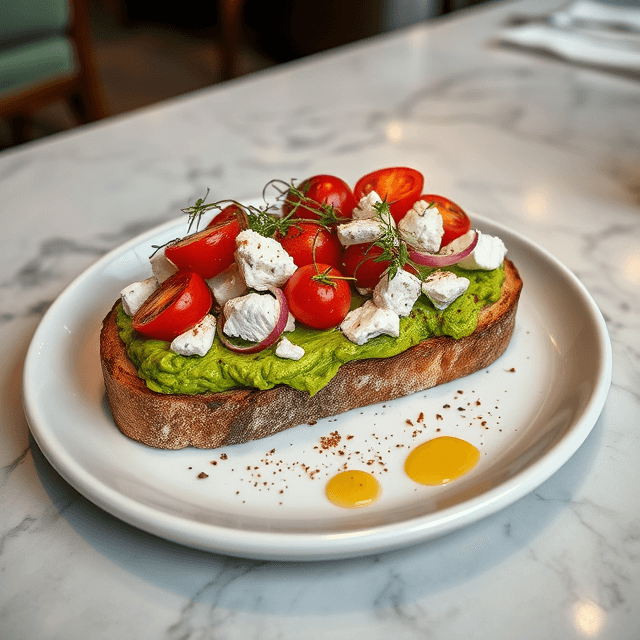 Mediterranean Avocado Toast