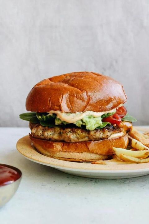 Grilled Harissa Chicken Burger