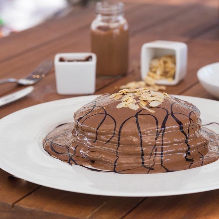 Molten Belgian Chocolate Pancake