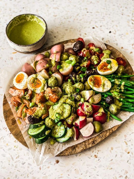 Smoked Salmon Nicoise Salad