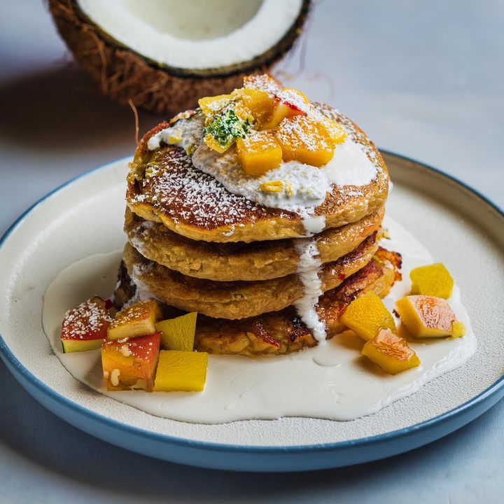 Tropical Coconut Pancakes