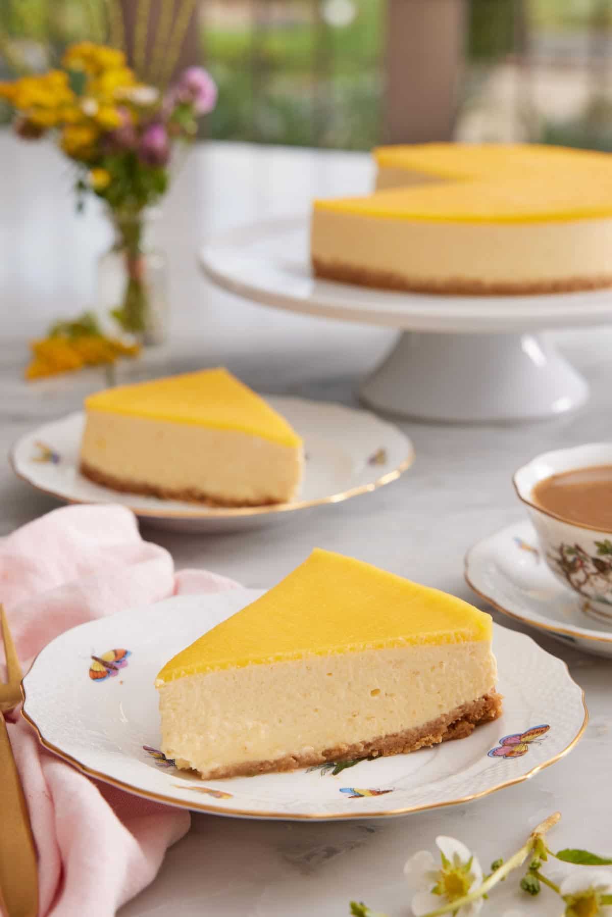 Mango Basque Cheesecake