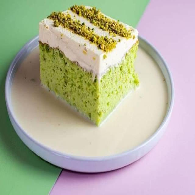 Pistachio Milk Cake