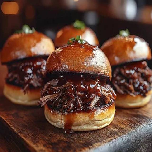 Smoked Brisket Sliders