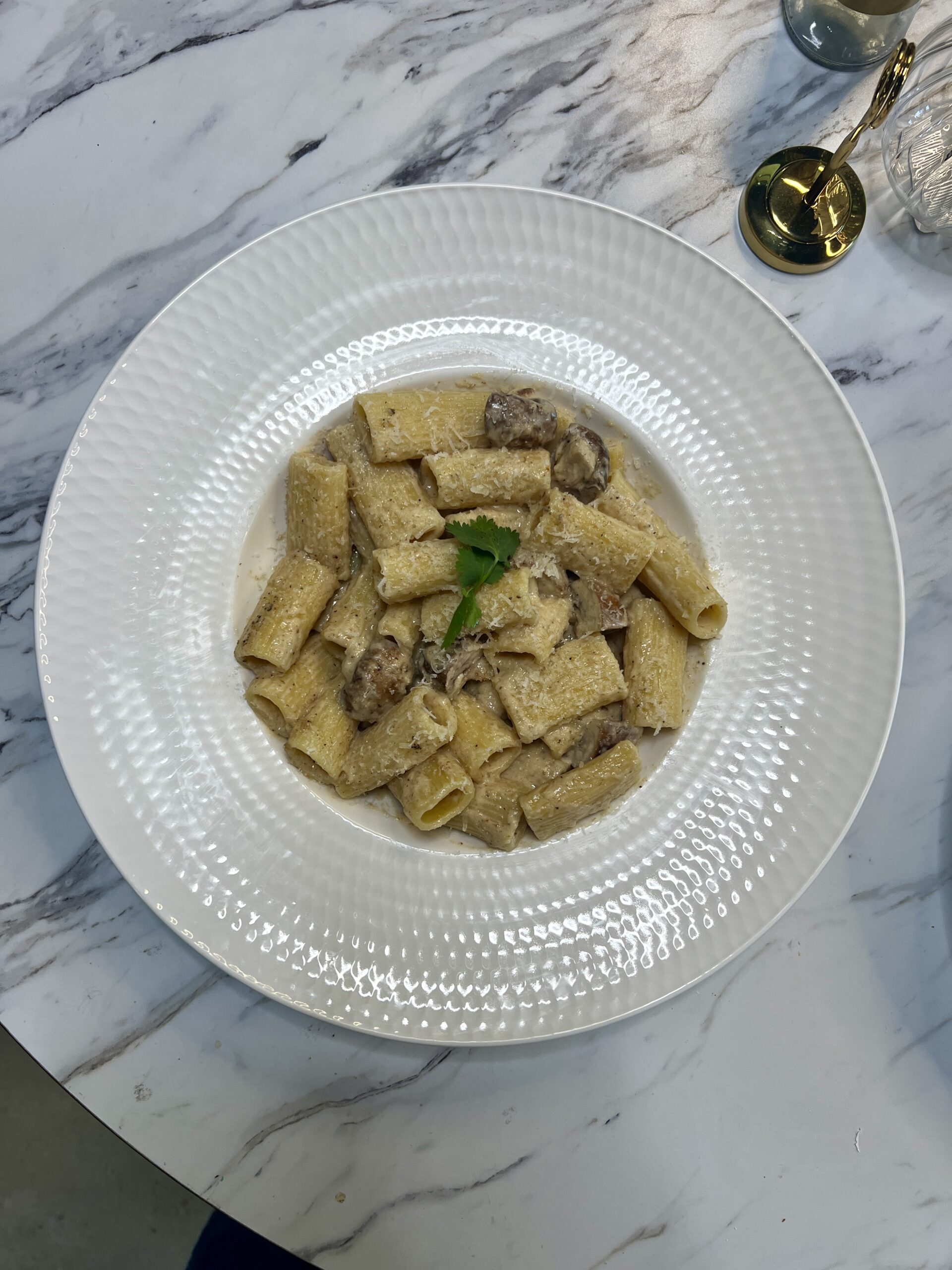 Truffle Rigatoni Alfredo
