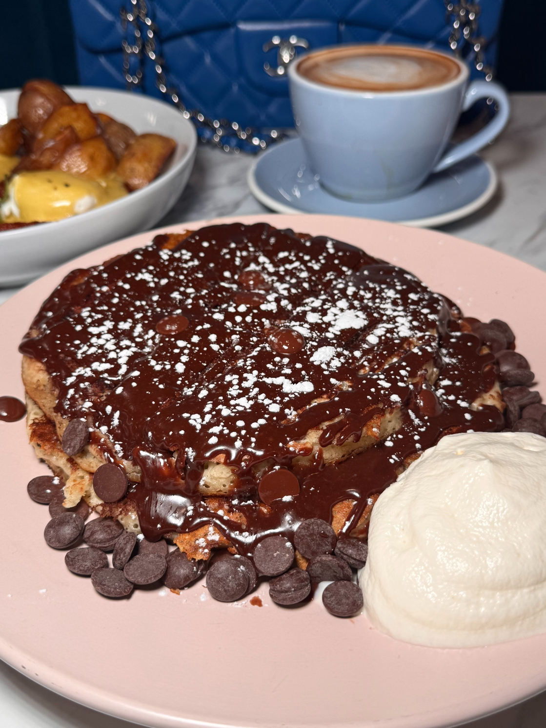 Molten Belgian Chocolate Pancake