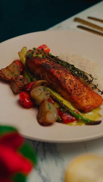 Lemon Butter Grilled Salmon